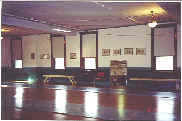 The newly painted salle!