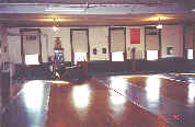 The newly painted salle!